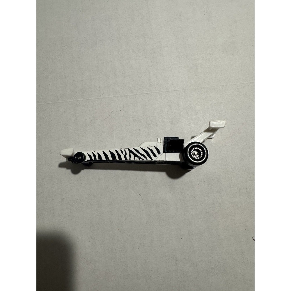 Hot Wheels 1993 Zebra Dragster Race Car 5"‎ Long Diecast/Plastic Vintage #A107